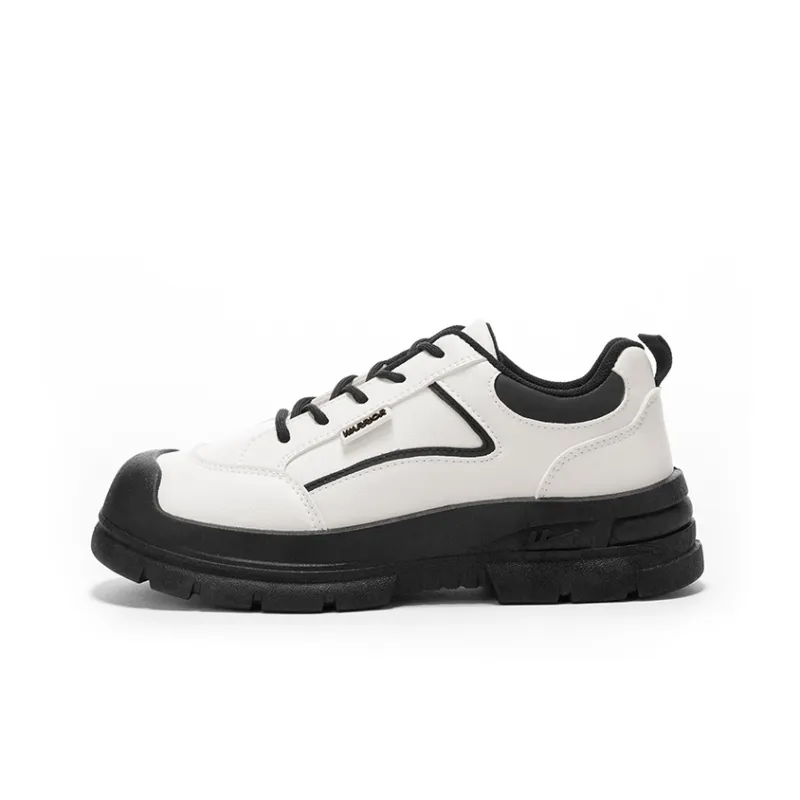 Warrior Anti Slip And Wear Resistant Balance Low Top Casual Shoes Women's White Black-0