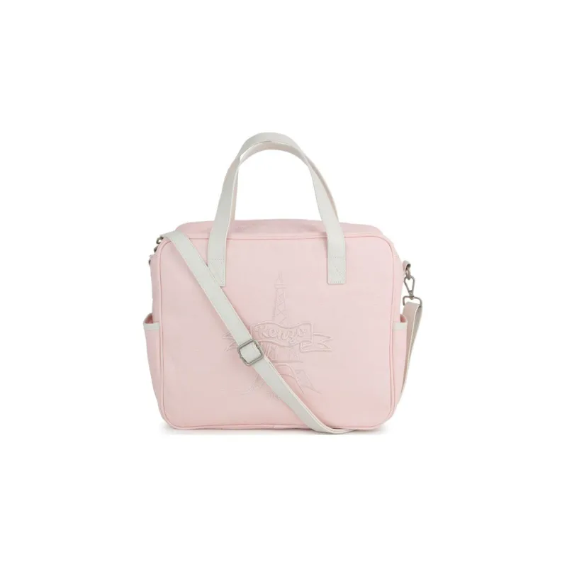 KENZO Kids Logo embroidered Changing Bag-0
