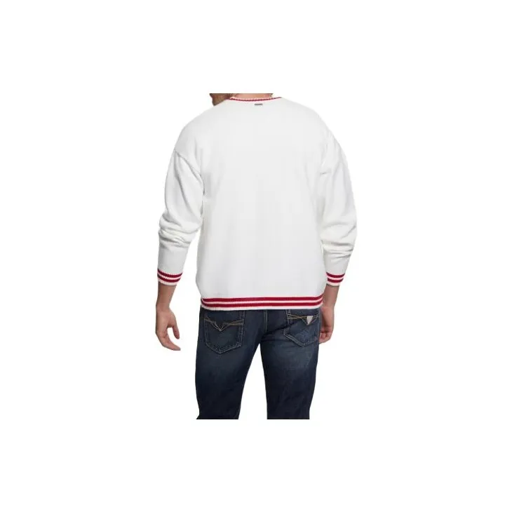GUESS Sweaters Men White-1