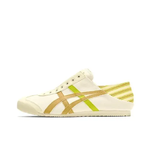 Onitsuka Tiger MEXICO 66 Running Shoes Unisex Low-Top Yellow/Green