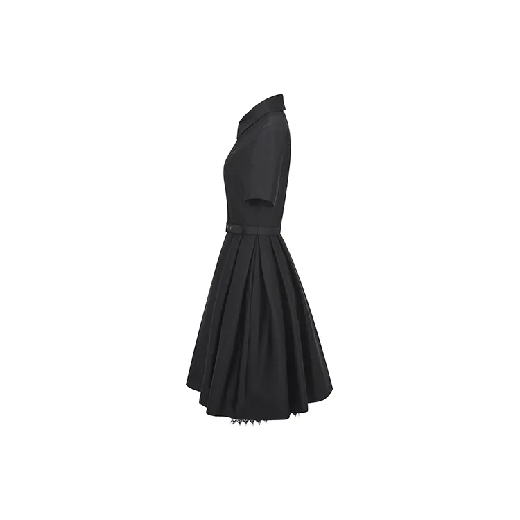 RARE Short Sleeved Dresses Women's Black-1