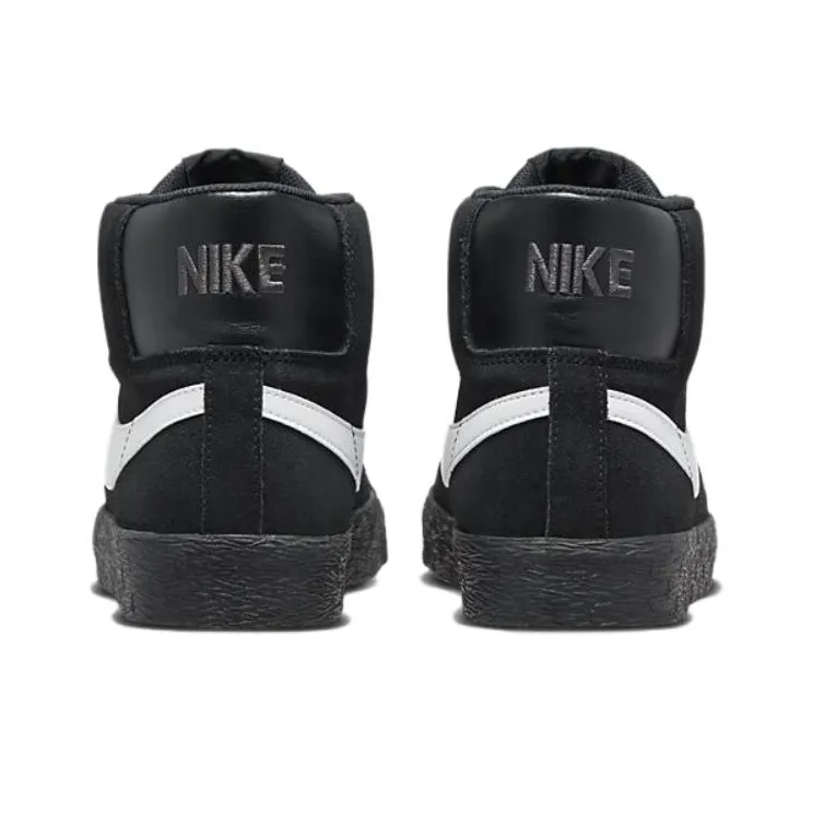 Nike Sb Zoom Blazer Mid Black White-4