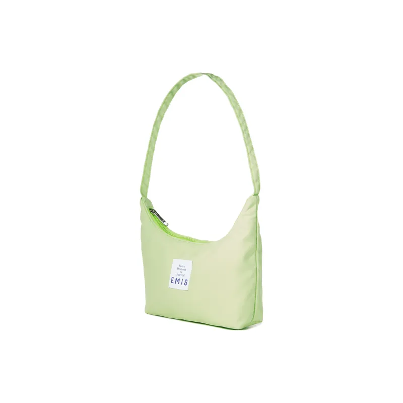 Emis Polyester Hobo Bag, Handbag, Shoulder Bag Regular Unisex Yellow Green-1