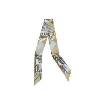 HERMES Silk Scarves Unisex Multicolor