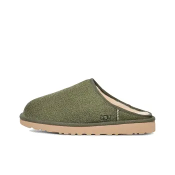 UGG Classic Slip On Shaggy Suede Slipper Deep Shade