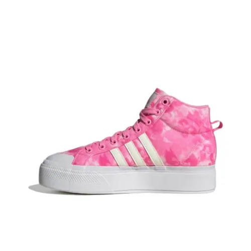 Adidas Bravada 2.0 Platform Mid Pulse Magenta Off White Cloud White Women's