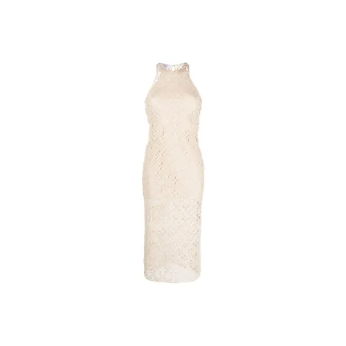 OFF-WHITE Arrows Crochet Midi Dress