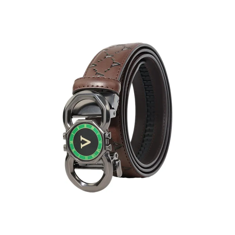 NINE NAIL Cow Leather Genuine Leather Men's Belt Men's Width 3.5cm-25