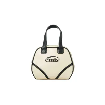 Emis PVC Tote Bag Shopping Bag Handbag Mini Unisex Ivory
