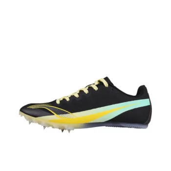 LiNing Cushioning Wear-Resistant Low-Top Running Shoes Unisex Black Yellow