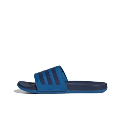 Adidas Adilette Comfort Slides Bright Royal Dark Blue