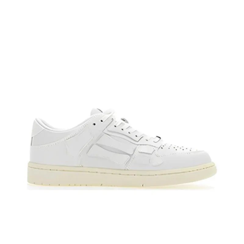 AMIRI Skel-top Leather Low-top Sneakers-1