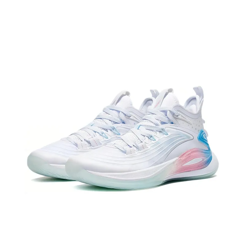 XTEP Light Feather 3rd Low Top Basketball Shoes Men's New White-2