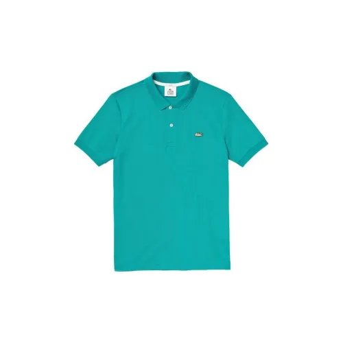 LACOSTE Live Slim Fit Stretch Cotton Piqué Polo Shirt Polo Shirt Unisex Green