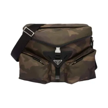 PRADA Re-Nylon Recycled Polyamide Crossbody Bag Shoulder Bag Men's Dark Brown