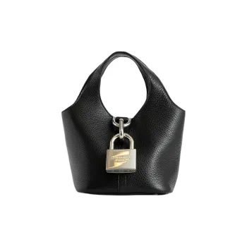 Balenciaga Lock Detailed Crossbody Bag