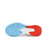 LINING Feather Badminton Shoes Unisex Low-Top White Red