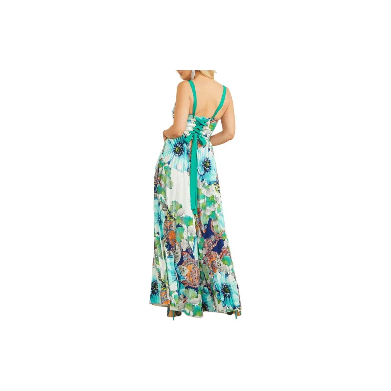 GUESS Lucky Charm Pleated Jumpsuit Jumpsuit Women's Lucky Symbol Print-1