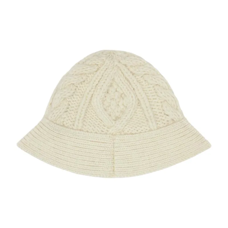 CELINE Triomphe Cloche Beanie In Aran Alpaca Wool-1