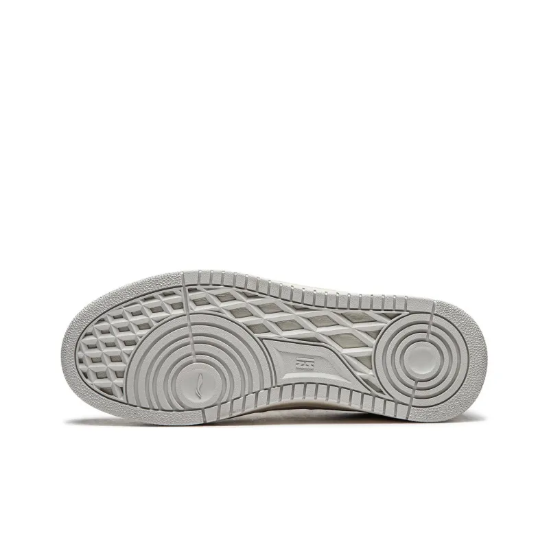 LiNing Tianji Slip Resistant, Abrasion Resistant, Lightweight, Breathable Low Top Skateboard Shoes Men's Gray White-6