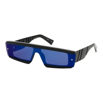 DIESEL Acetate Irregular Shape Sunglasses Men's Black