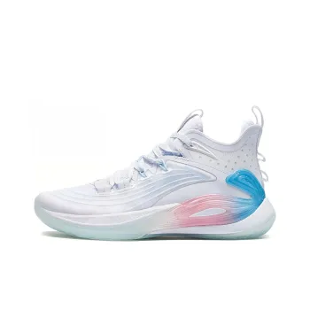 XTEP Light Feather 3rd Low Top Basketball Shoes Men's New White