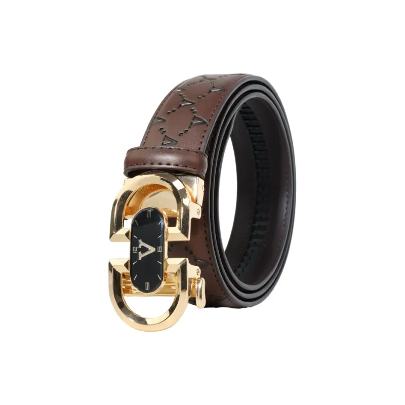 NINE NAIL Cow Leather Genuine Leather Men's Belt Men's Width 3.5cm-34