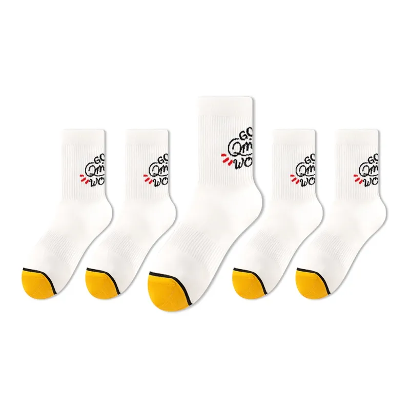 SALOATO Knee High Socks Unisex 5 Pack-20