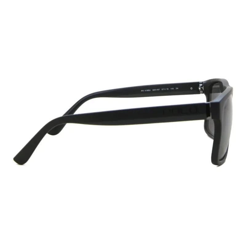 Polo Ralph Lauren Plastic Rectangular Sunglasses Men's Black-2
