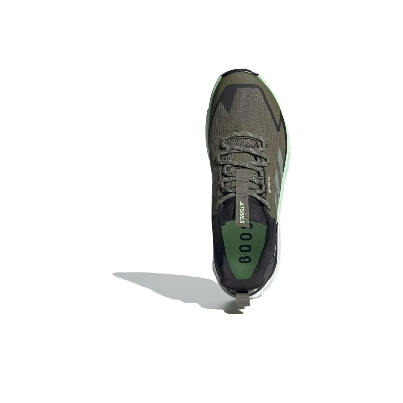 Adidas Terrex Free Hiker 2.0 Low Gore Tex Olive Strata Silver Green Core Black-4