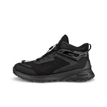 Ecco Cushioning Anti Slip And Wear Resistant Low Top Casual Shoes Men's Black