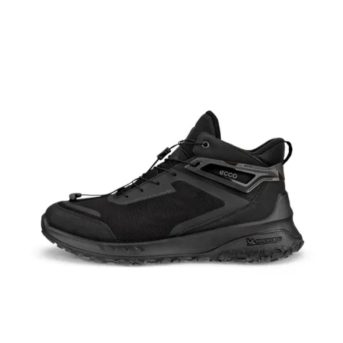Ecco Cushioning Anti-Slip And Wear-Resistant Low-Top Casual Shoes Men's Black