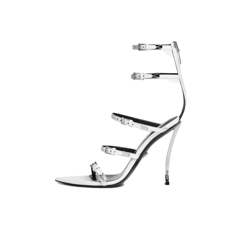 VERSACE Stylish Sandals Women's Silver-0