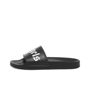 PALM ANGELS Pool Slides Black