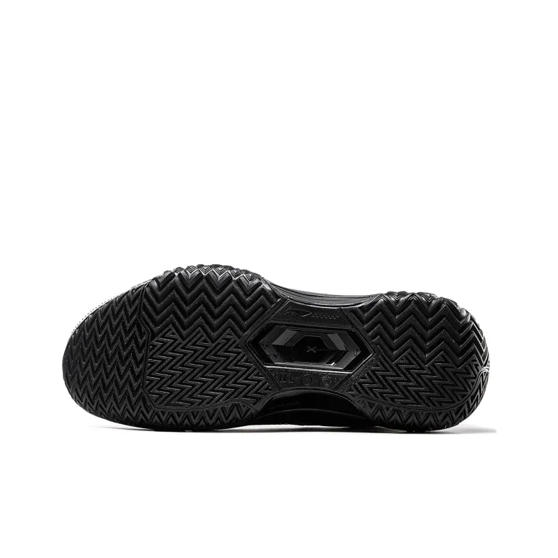 LINING Basketball Shoes Men High Top Black-6
