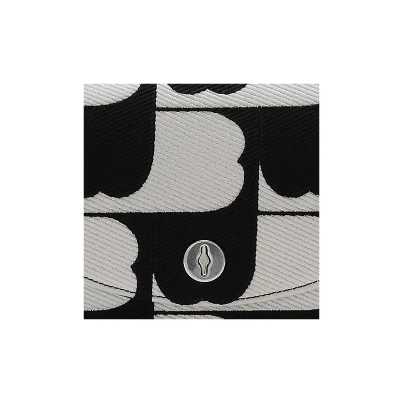 Burberry Cotton And Polyester Blend Shoulder Bag Crossbody Bag Women's Black & White-5