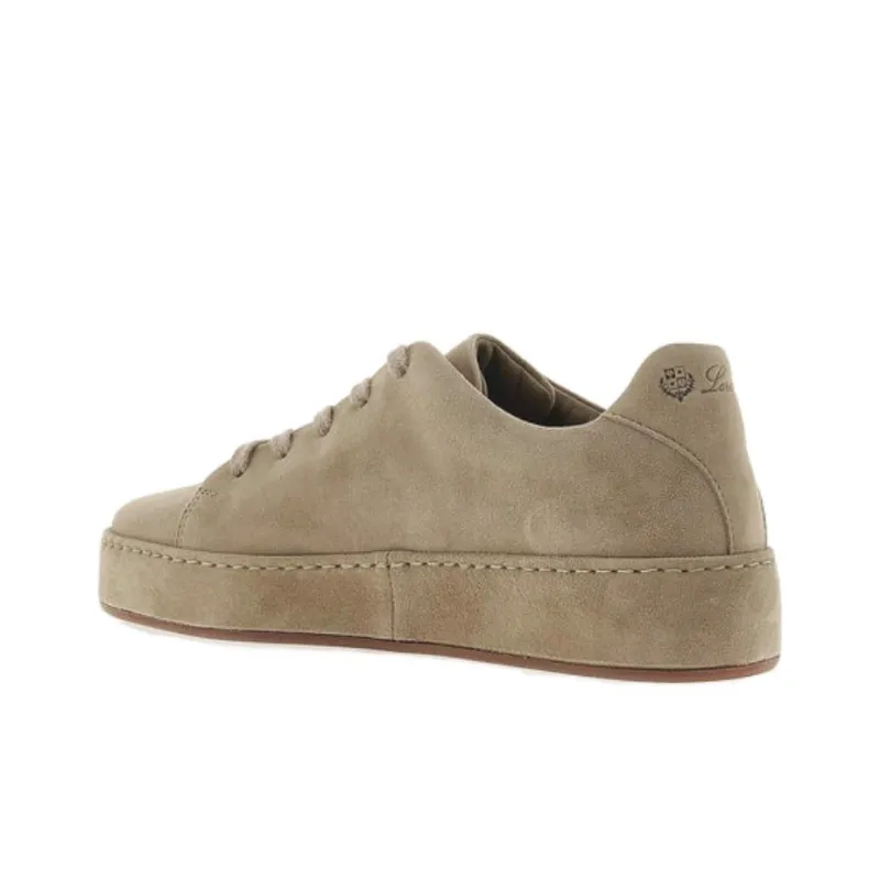 Loro Piana Low Top Skateboard Shoes Women's Umber-1