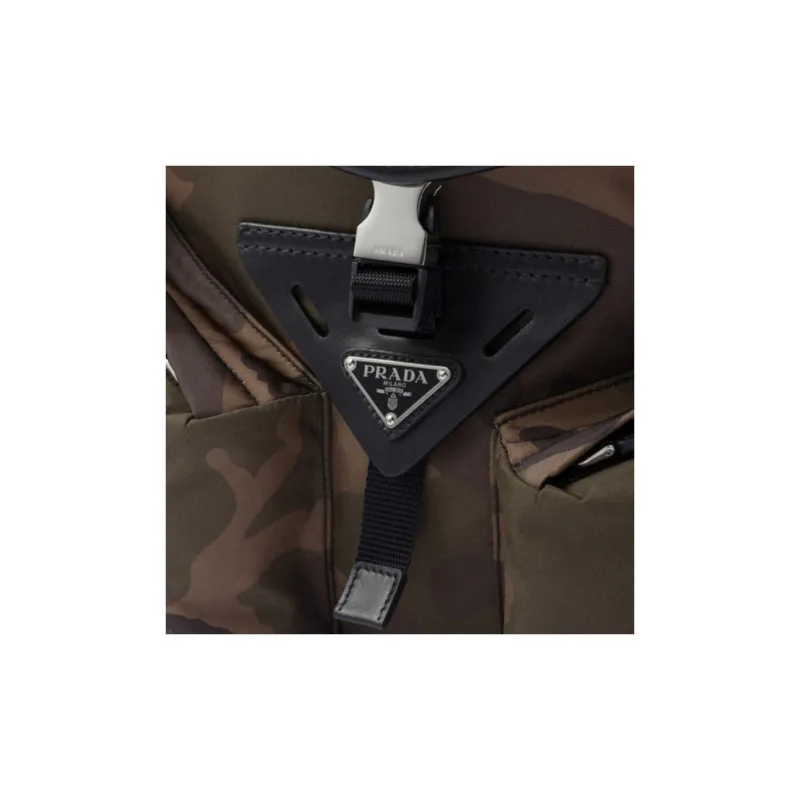 PRADA Re-Nylon Recycled Polyamide Crossbody Bag Shoulder Bag Men's Dark Brown-3