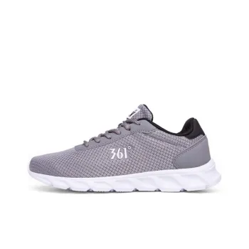 361° Cushioned Slip Resistant Low Top Running Shoes Men's Gray