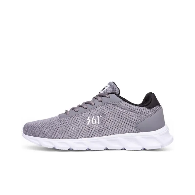 361° Cushioned Slip Resistant Low Top Running Shoes Men's Gray-0