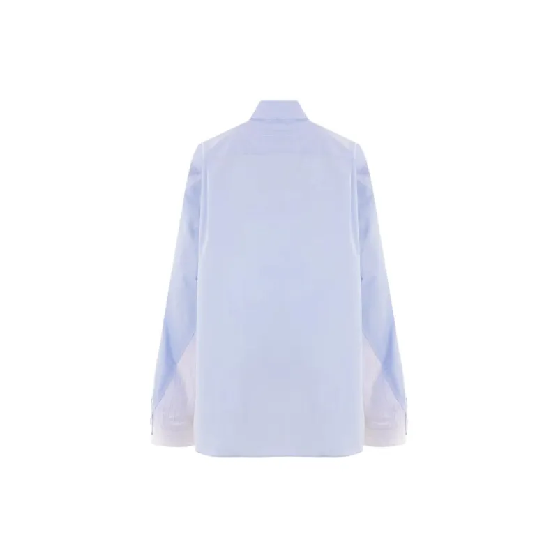 MM6 Maison Margiela Panelled Detailed Long Sleeved Shirt-1