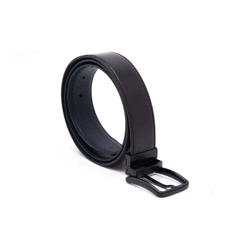 PEDRO Solid Color, Double Sided Pin Buckle Calfskin Leather Belts Men's-1