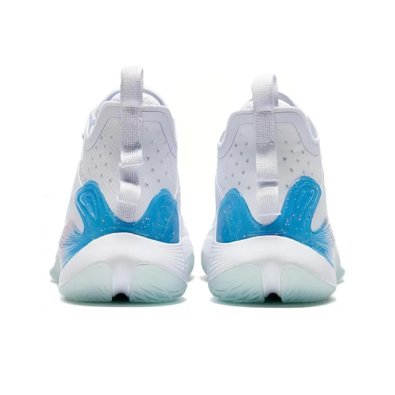 XTEP Light Feather 3rd Low Top Basketball Shoes Men's New White-3