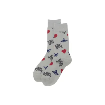Vivienne Westwood Mid-Calf Socks Women's 1 Pack Gray