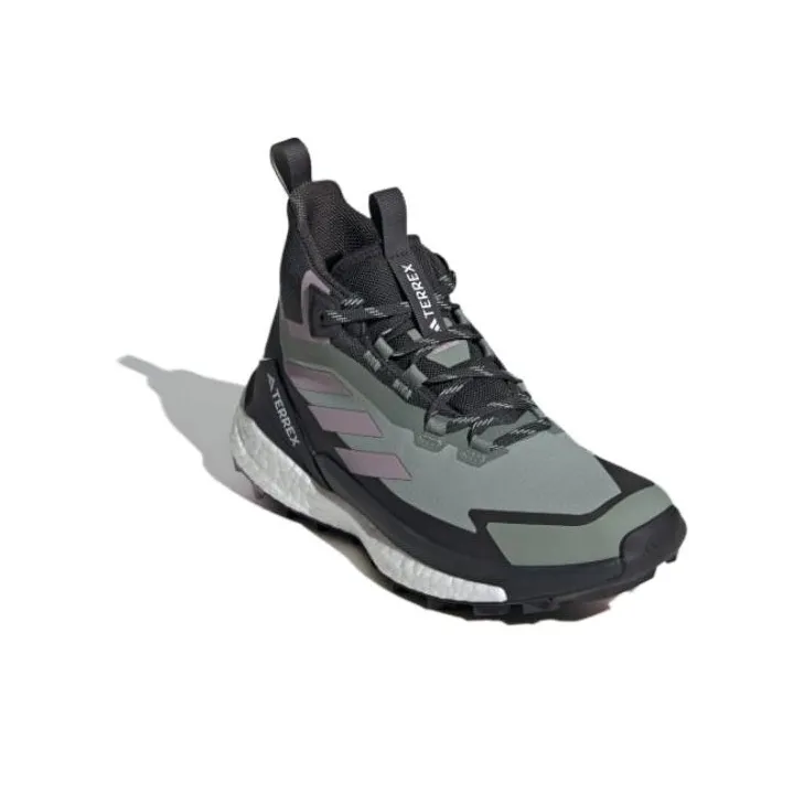 Adidas Terrex Free Hiker Gore Tex 2.0 Silver Green Preloved Fig Carbon Women's-2