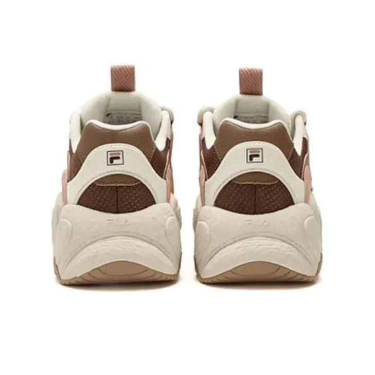 FILA Croissant Chunky Sneakers 'Pink Brown' Women's-3