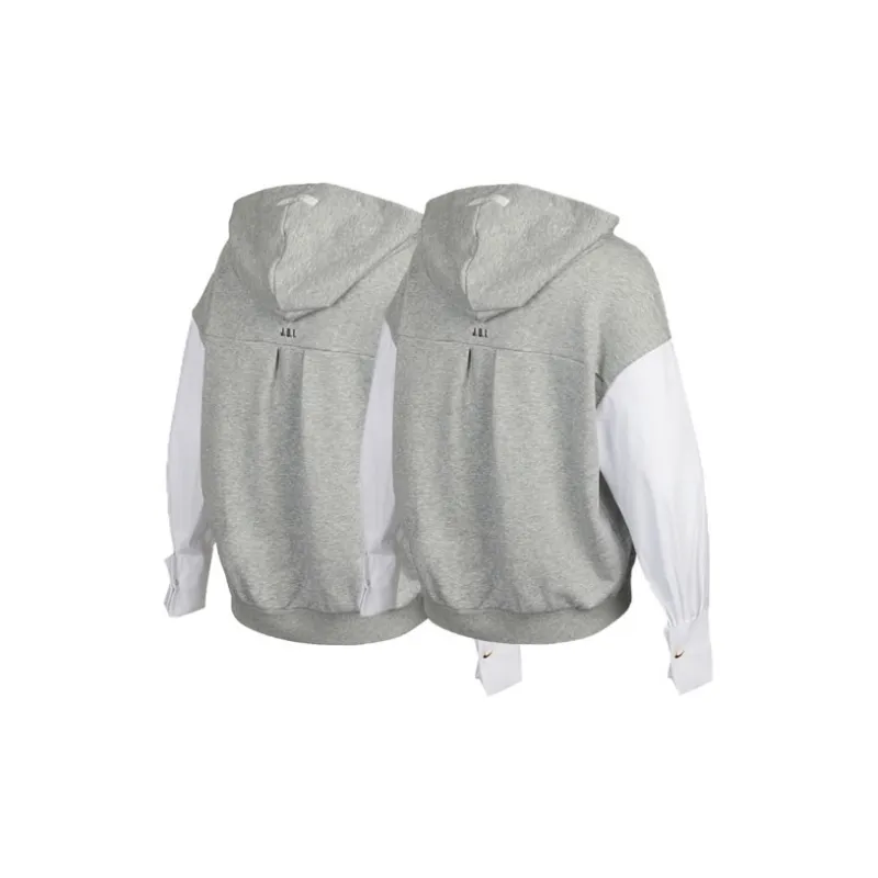 Nike Nsw Icn Clsh Flc Gx Hood Sweatshirt Women's 2 Pack Gray-1