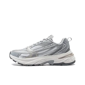 LiNing Aurora 2K V2 Cushioning Anti Slip And Wear Resistant Support Low Top Casual Shoes Women's Silver White