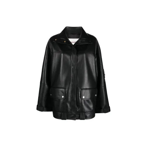 NANUSHKA Silva Panelled Faux-leather Jacket