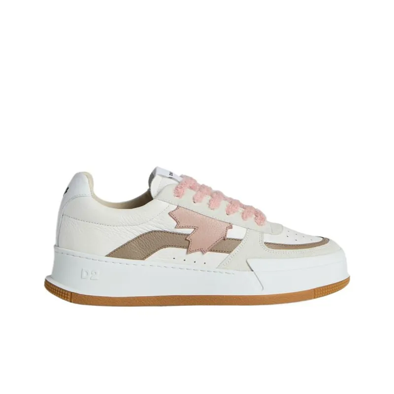 Dsquared2 Canadian Panelled Leather Sneakers-1